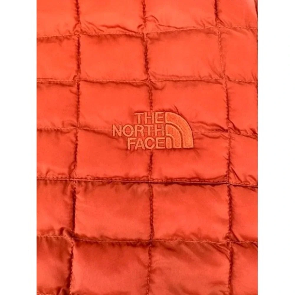 The North Face‎ Nano Puffer Vest Mens Small Thermoball Eco Burnt Orange Quilted